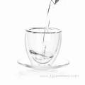 Small Double Wall Glass Coffee Cup